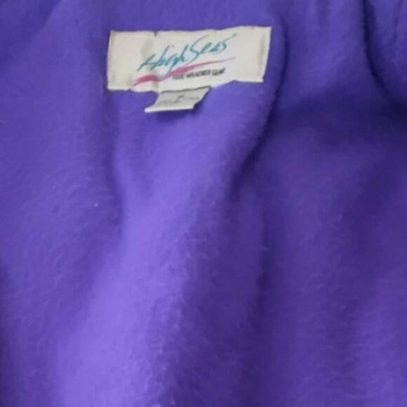 Vtg Colorblock Ski Coat High Seas Foul Weather Gear S Sailing Boating Snowboard. - Picture 8 of 16